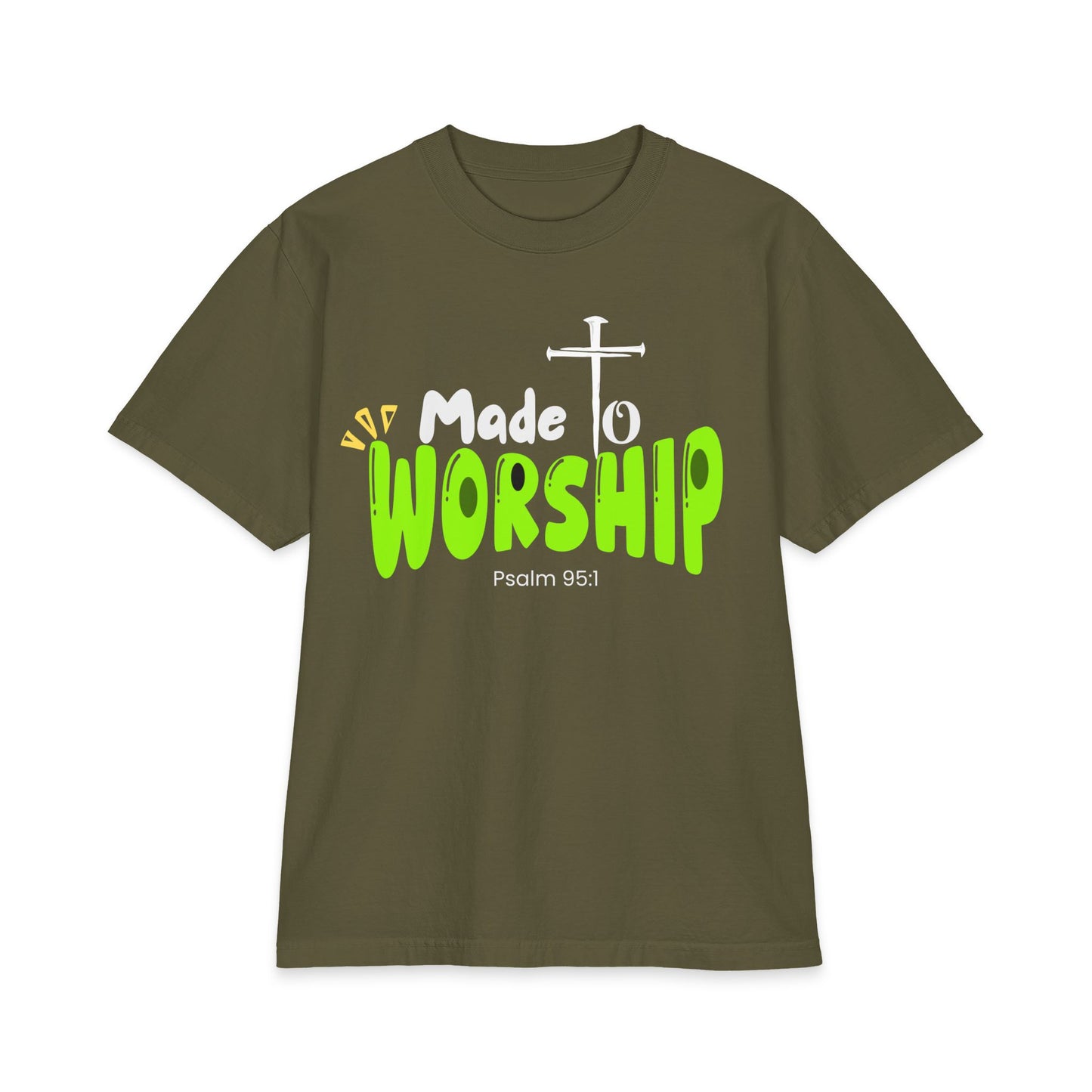 Made to Worship™ — Heavyweight Unisex T-Shirt