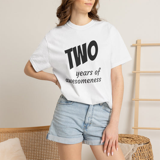 T-Shirt — "Two Years of Awesomeness" Celebration Tee