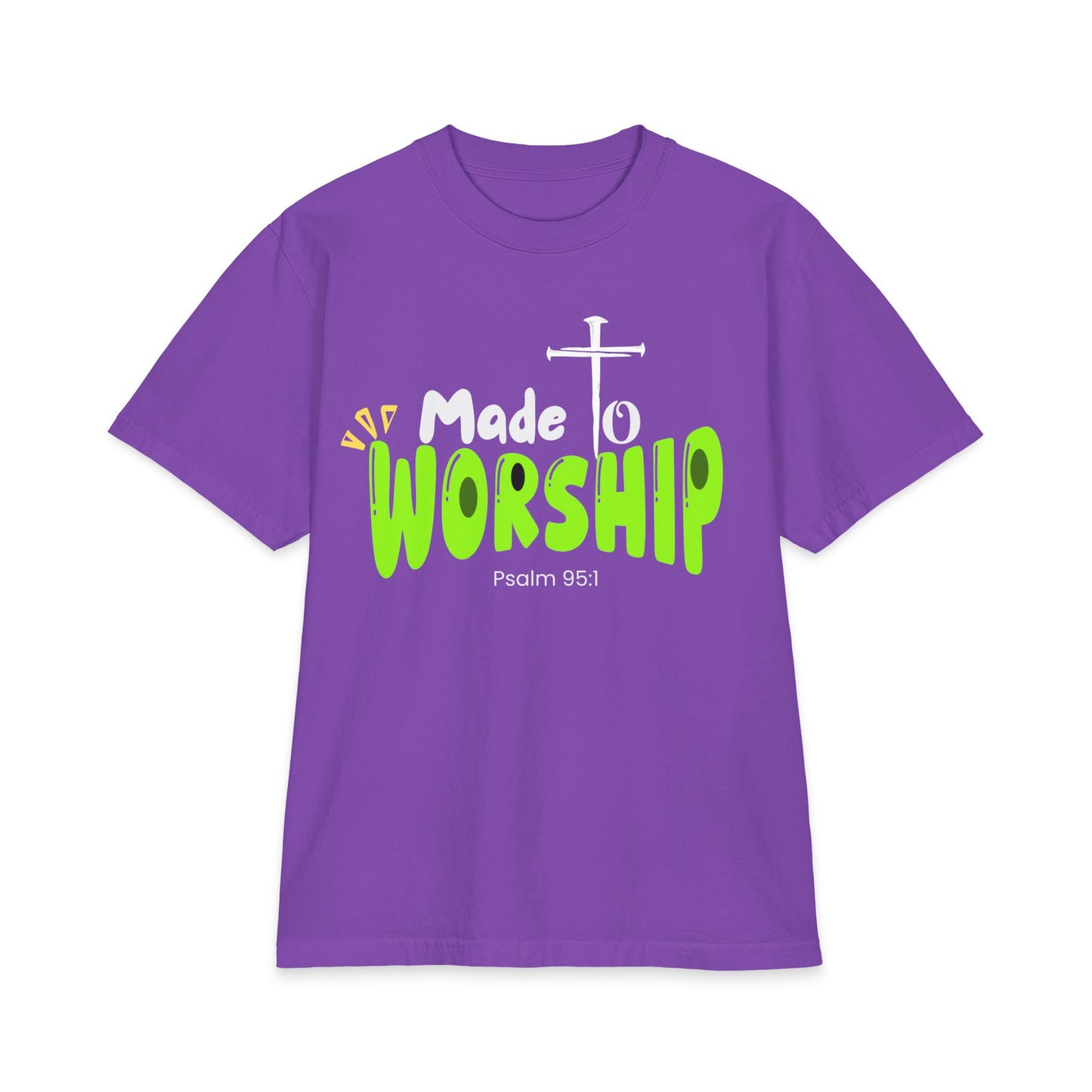 Made to Worship™ — Heavyweight Unisex T-Shirt