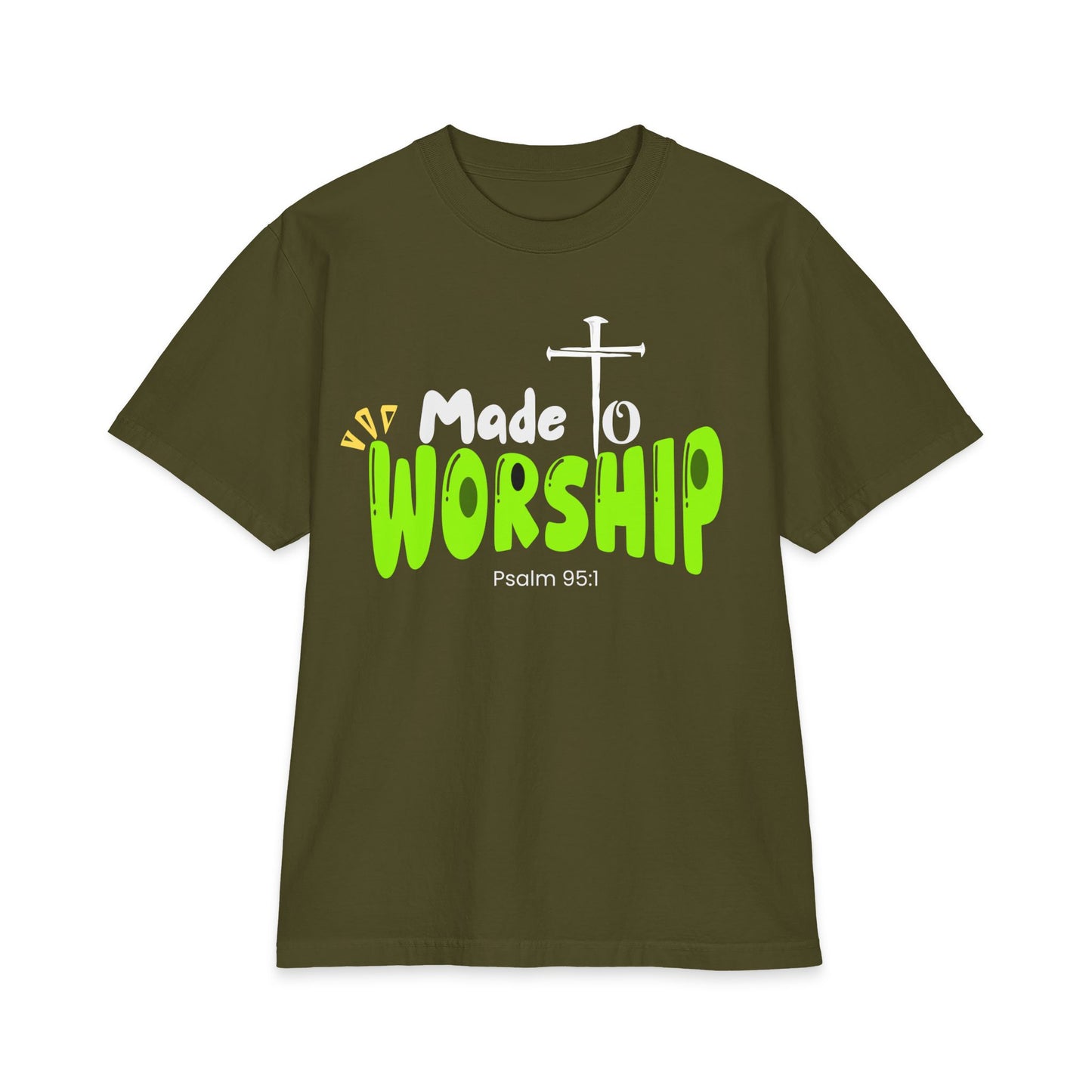 Made to Worship™ — Heavyweight Unisex T-Shirt