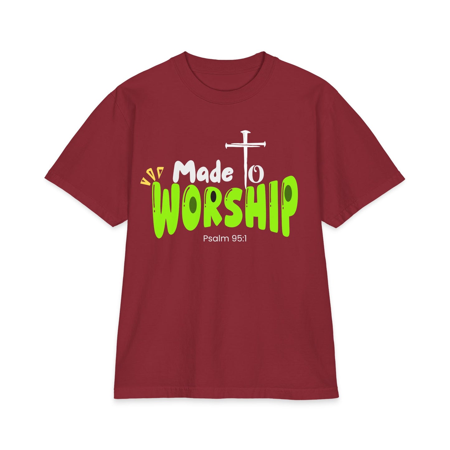 Made to Worship™ — Heavyweight Unisex T-Shirt