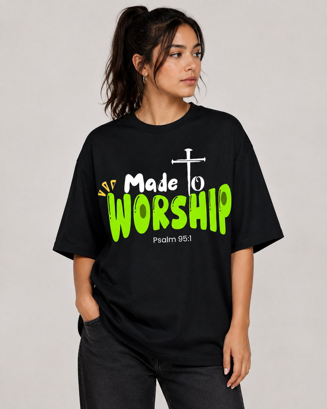 Made to Worship™ — Heavyweight Unisex T-Shirt