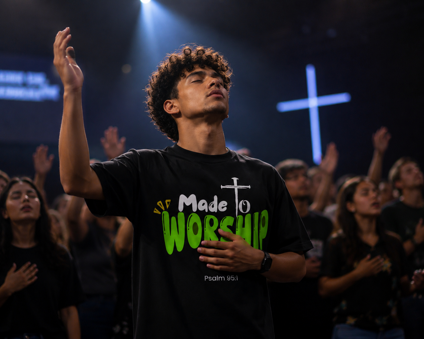 Made to Worship™ — Heavyweight Unisex T-Shirt