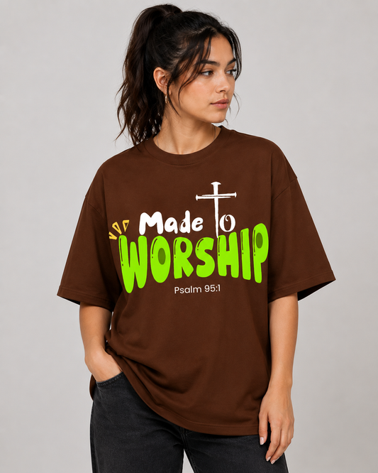 Made to Worship™ — Heavyweight Unisex T-Shirt