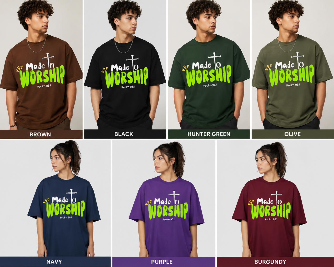 Made to Worship™ — Heavyweight Unisex T-Shirt