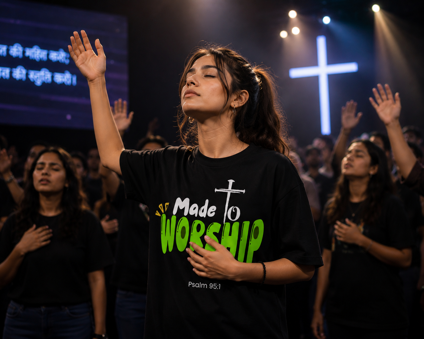 Made to Worship™ — Heavyweight Unisex T-Shirt